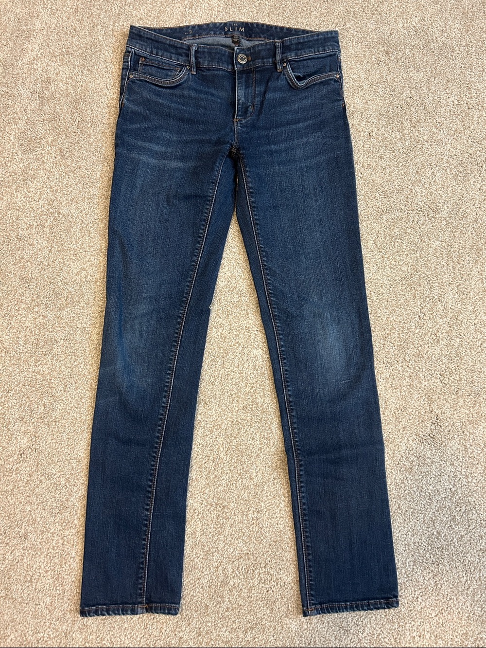 White House Black Market Dark Indigo Skinny Jeans